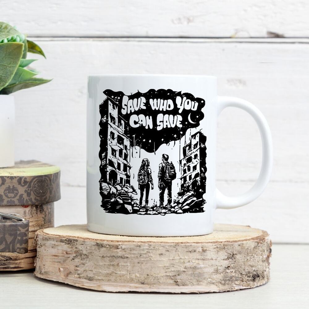 The Last of Us 15 oz Coffee Mug Ellie Joel Tv Show Game Mushroom Zombies 2